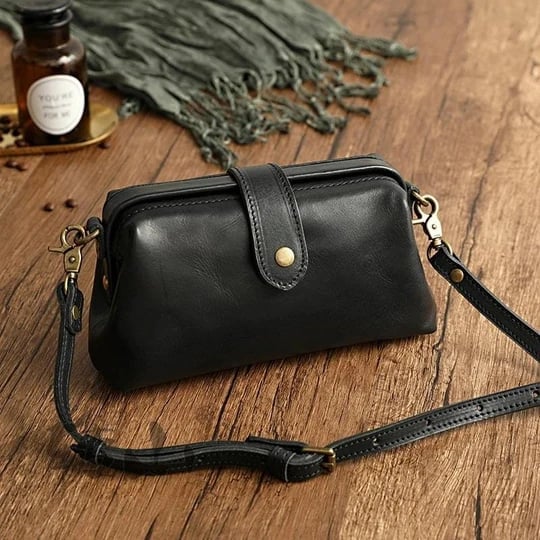 Melzano Eleanor Compacte klassieke tas in vintage stijl