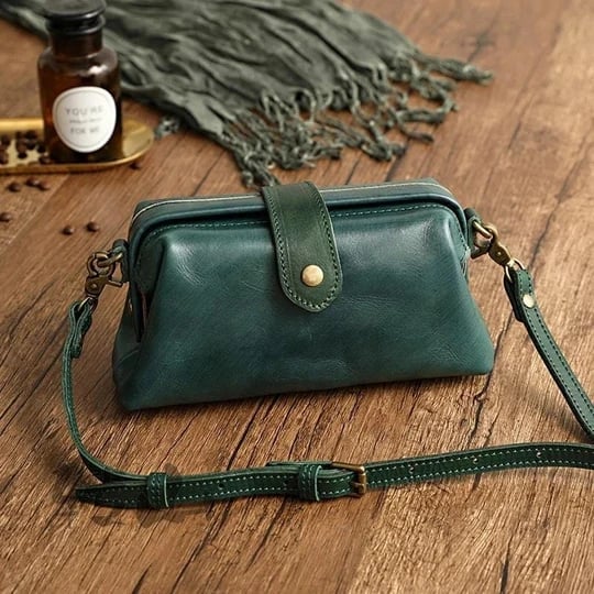 Melzano Eleanor Compacte klassieke tas in vintage stijl
