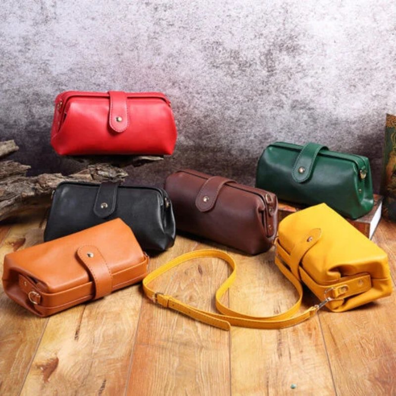 Melzano Eleanor Compacte klassieke tas in vintage stijl