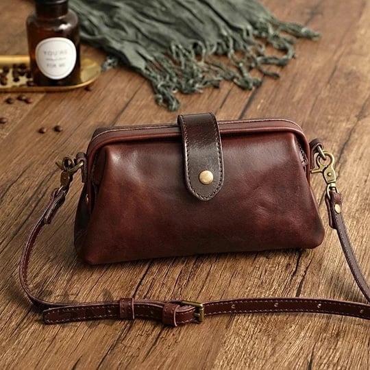 Melzano Eleanor Compacte klassieke tas in vintage stijl