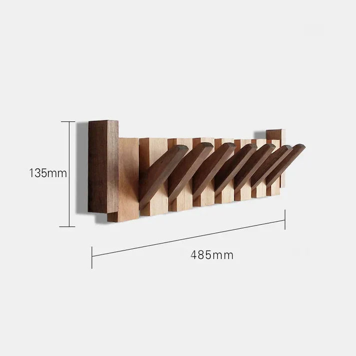 Melzano perchero de madera | perchero de piano artesanal de madera