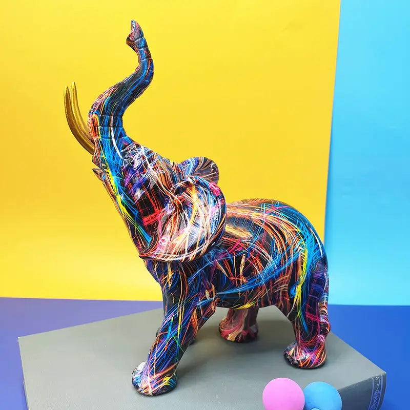 Melzano Olifant Beeldje | Unieke Decoratie