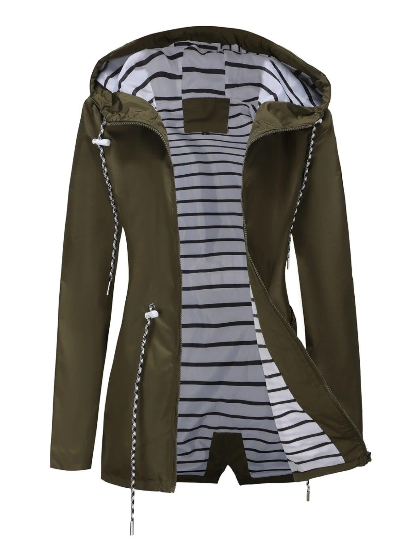 Long Coat - Weather-Resistant Coat for Style and Comfort