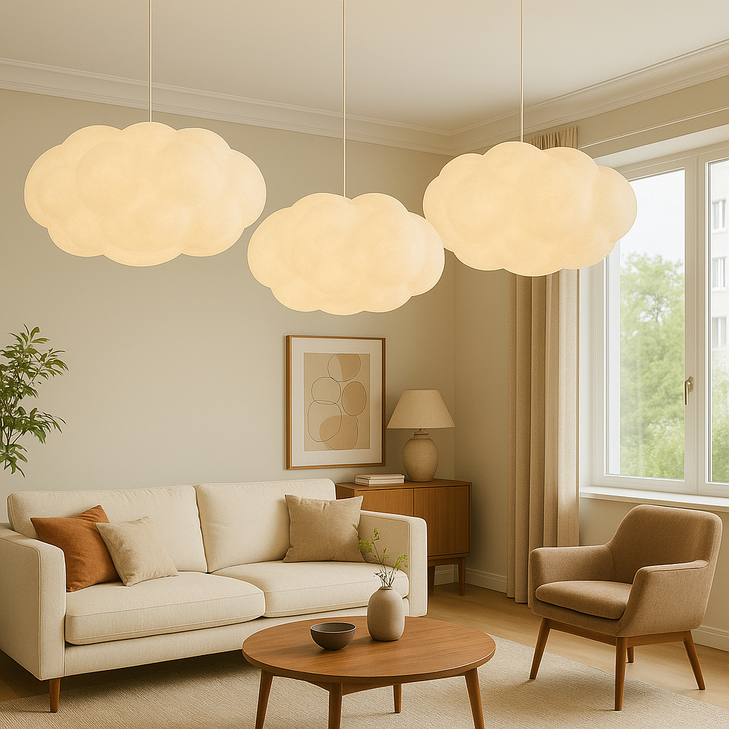 Nuvia – Moderne wolk hanglamp – Sculpturale LED pendellamp