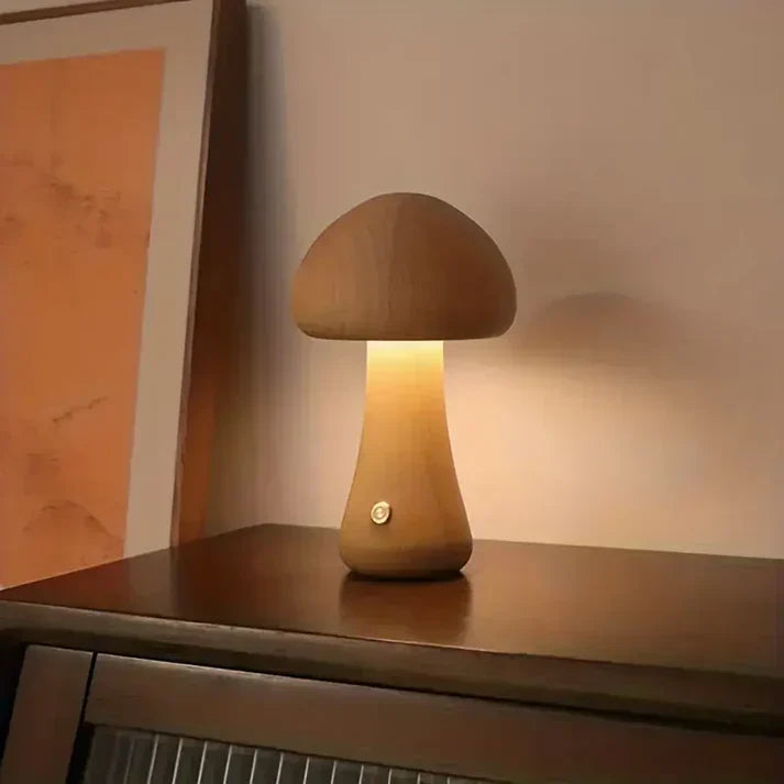 Melzano CozyGlow | Unique wireless mushroom lamp