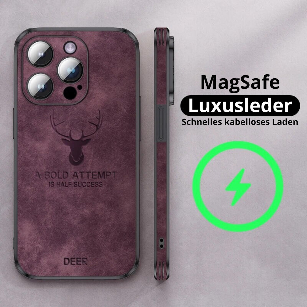 Deer – iPhone-hoes echt leer & schokbestendig – stijlvol en slank design