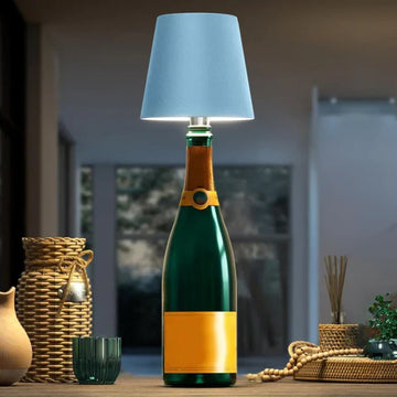 GlowBottle – Portable LED bottle lamp with touch control and dimming function
