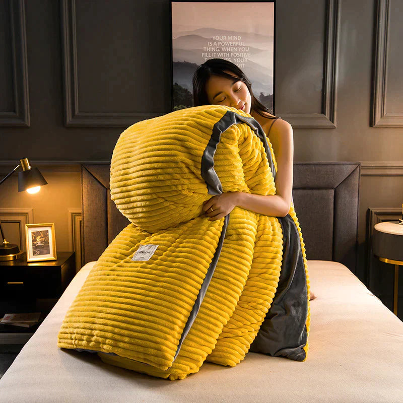 WinterHaven – Velvet Fleece Duvet Cover Warm and Breathable