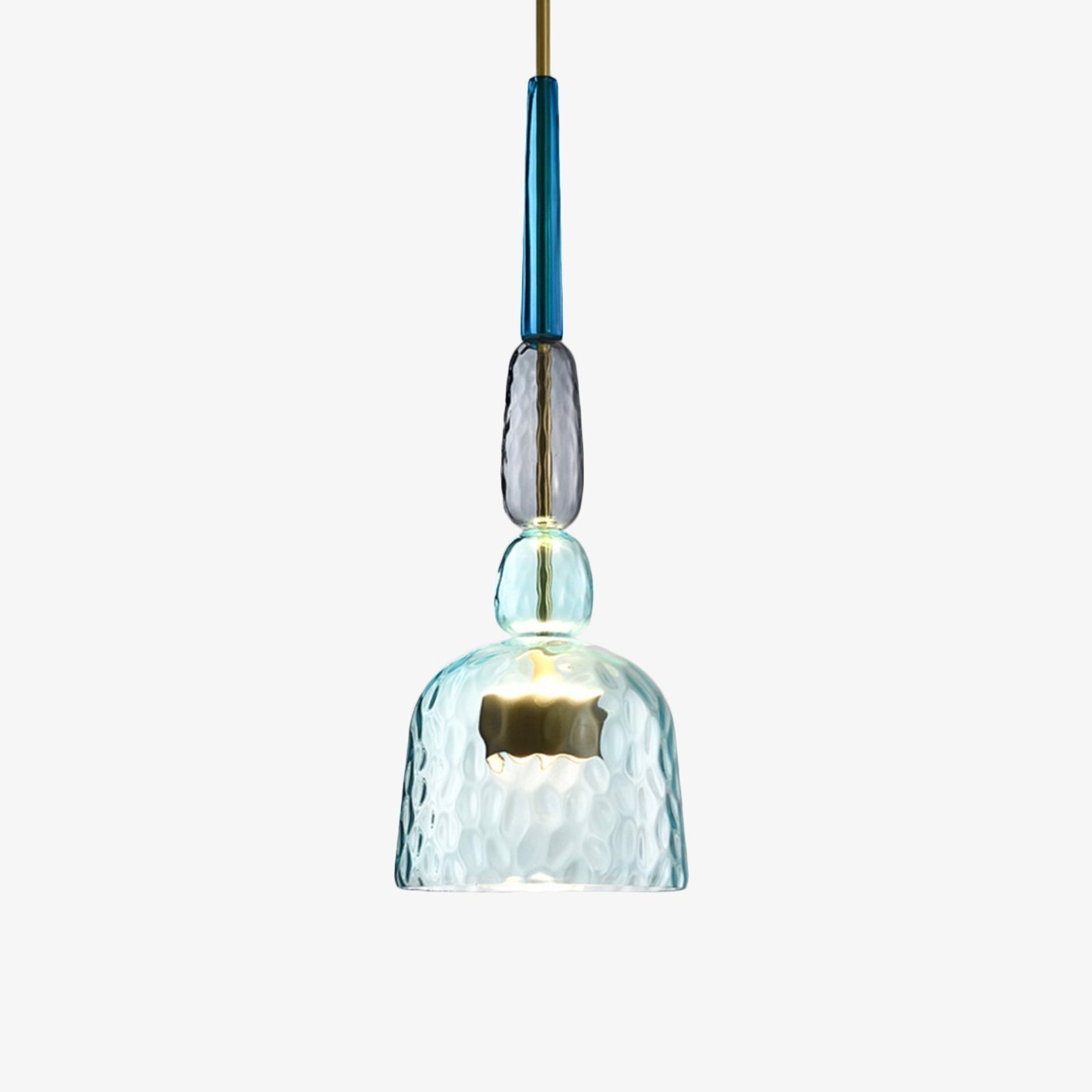 LumaSofia – Colorful ceiling lamp with colored glass and LED