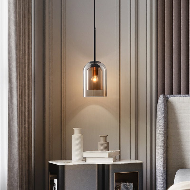 AuraGlas Hanglamp – Elegante Dubbelglas Lamp voor een Magische Lichtsfeer