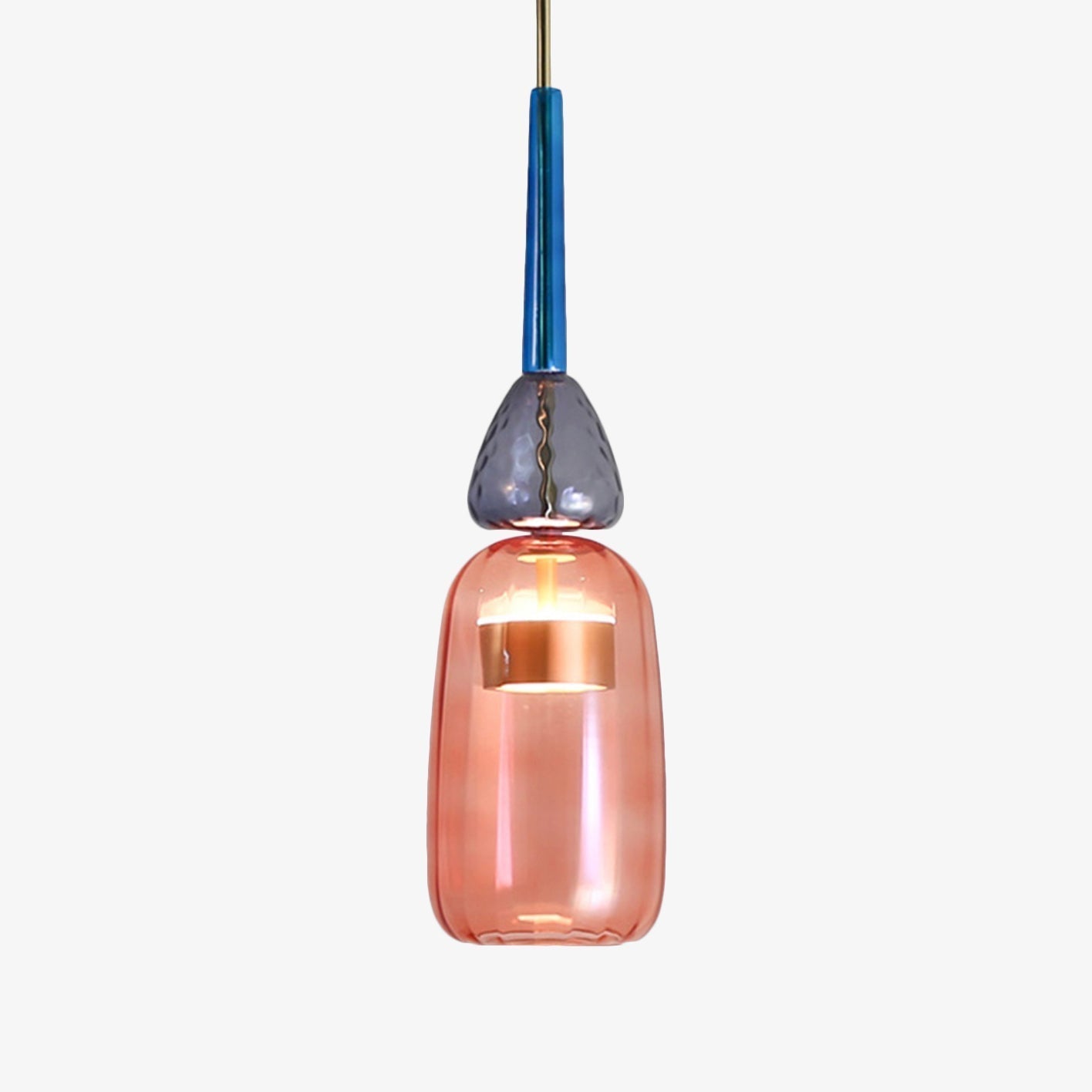 LumaSofia – Colorful ceiling lamp with colored glass and LED