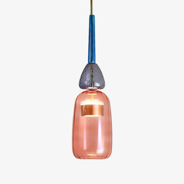 LumaSofia – Colorful ceiling lamp with colored glass and LED