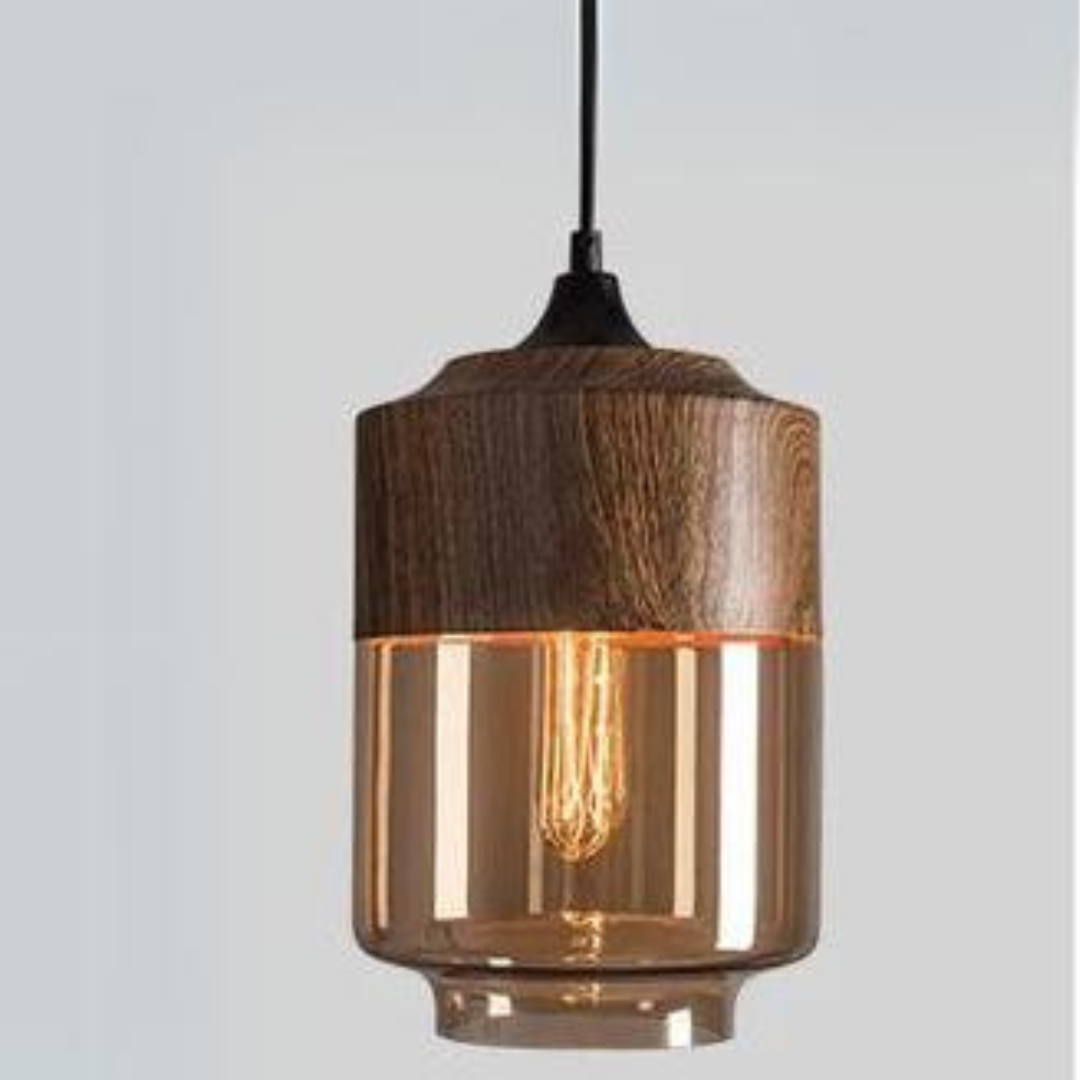 NordLuna Plafondlamp – Stijlvolle Scandinavische Houten Deckenleuchte voor Warme en Moderne Interieurs