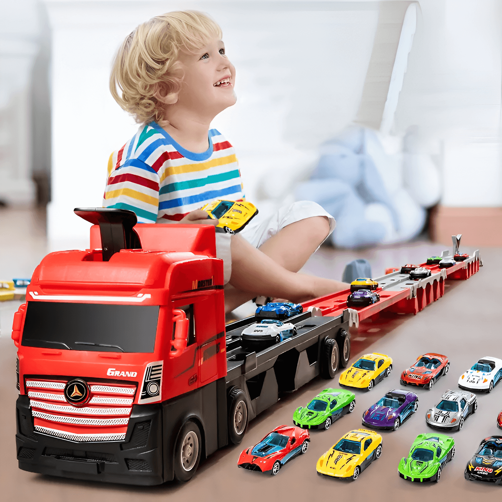 Melzano HaulerTruck - Uitlaat racebaan