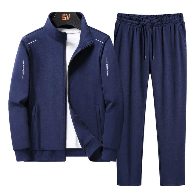 Men's Tracksuit – Comfortable Set with Sporty Jacket & Elastic Pants for Daily Use