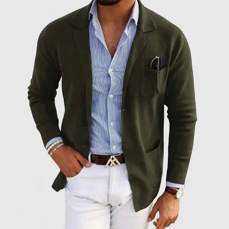 Lorenzo men's blazer – elegant and casual with notch lapel and buttons