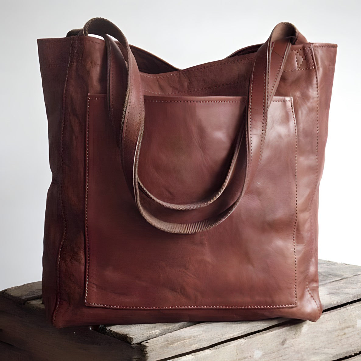 Melzano Francine Vintage Leren Tas