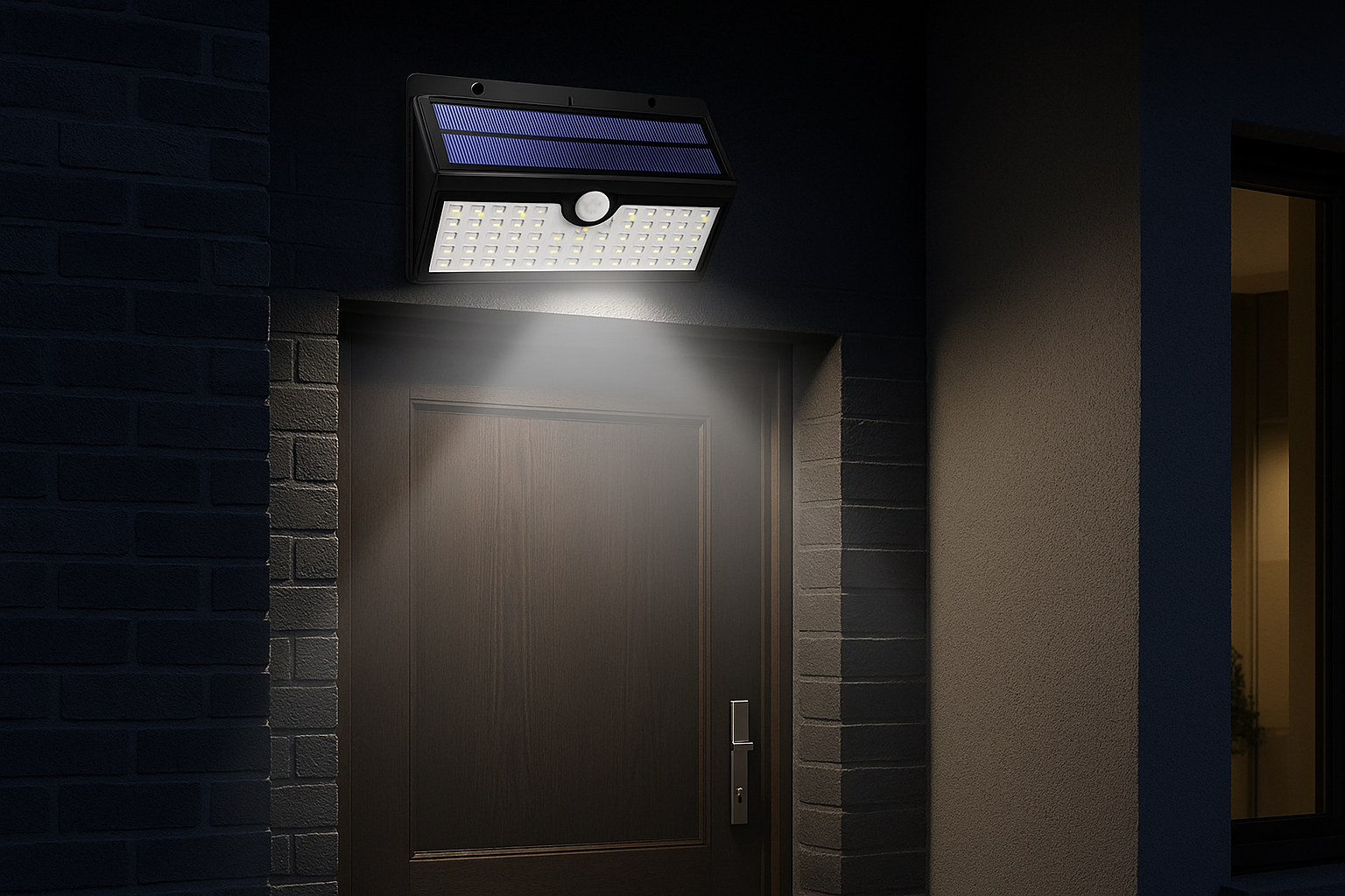 Solaro – Solar energy security lamp 78 LED – IP65 with motion sensor
