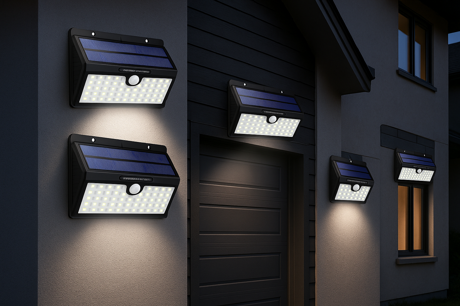 Solaro – Solar energy security lamp 78 LED – IP65 with motion sensor