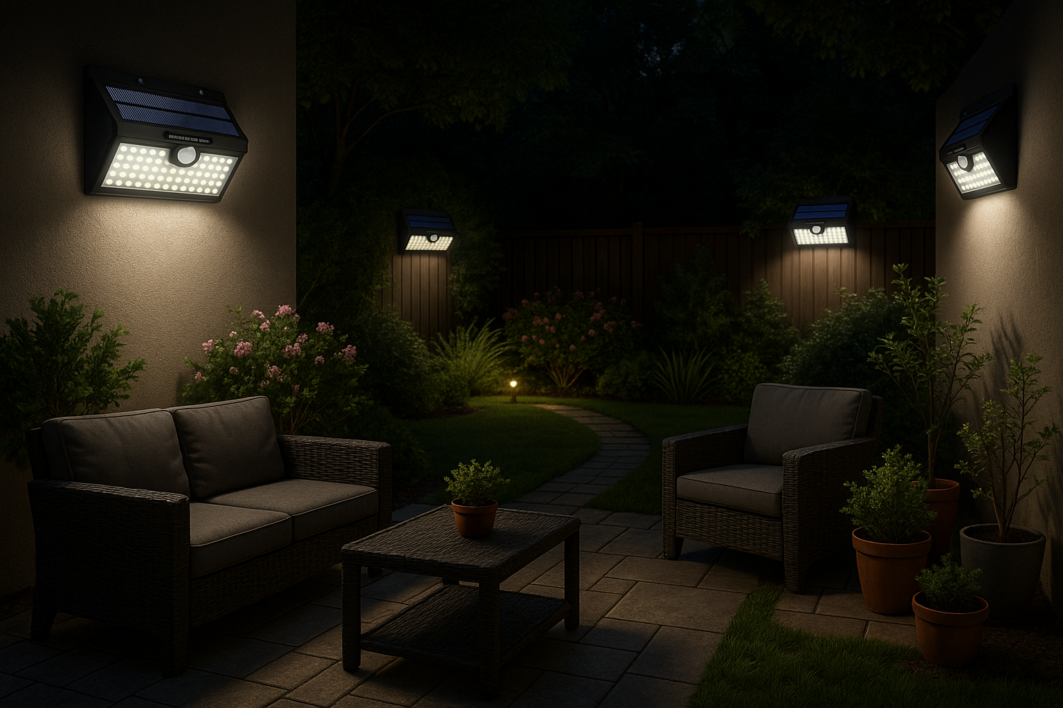 Solaro – Solar energy security lamp 78 LED – IP65 with motion sensor