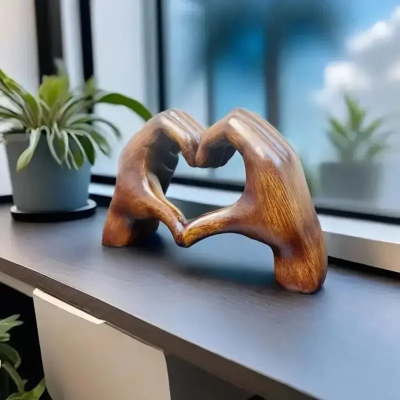 Artevia – Figura WoodenHeart – Decoración de madera hecha a mano