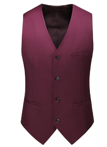 Melzano Zeldony – Traditionele Satijnen Vest met Stropdas en Pochet
