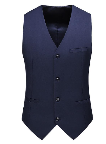 Melzano Zeldony – Traditionele Satijnen Vest met Stropdas en Pochet