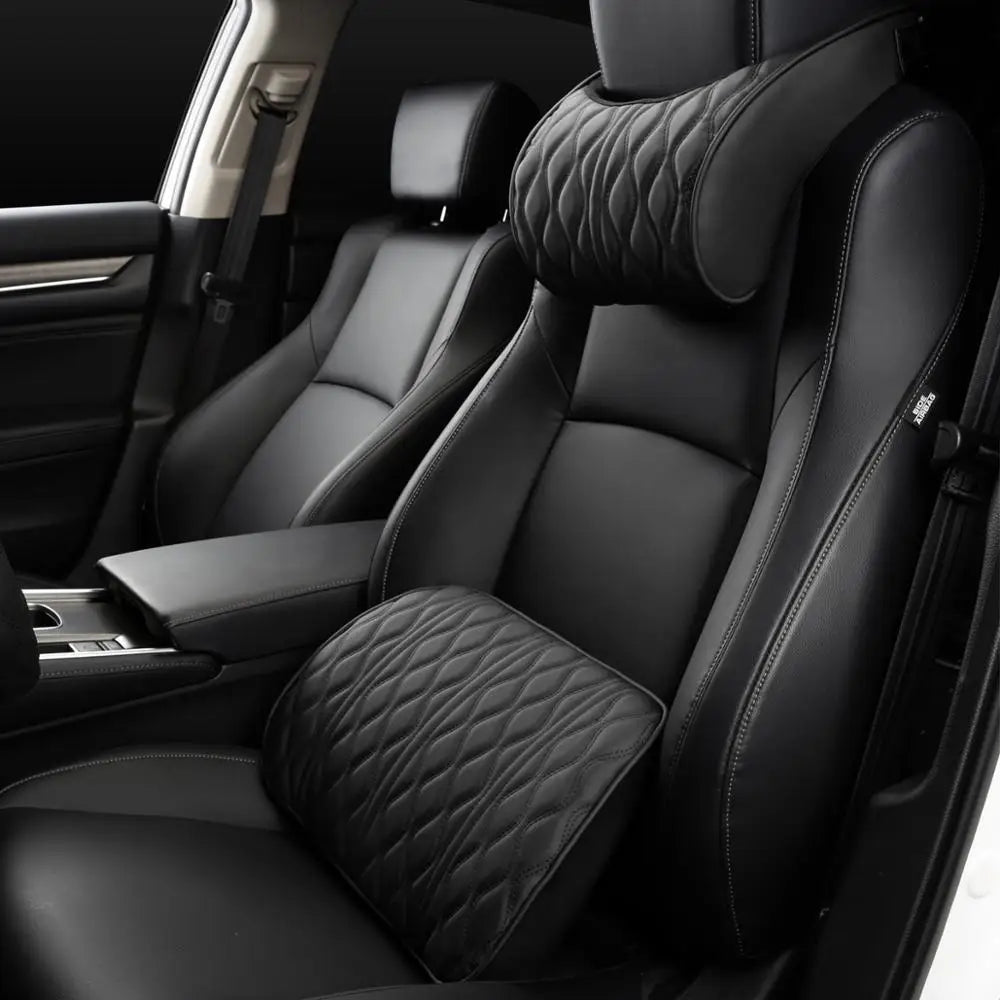 Autokussenset tegen rug- en nekpijn | Ergonomisch & comfortabel