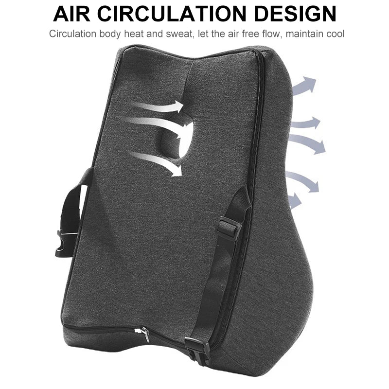 Comfortabel rugleuningkussen | Ergonomische steun voor elke stoel