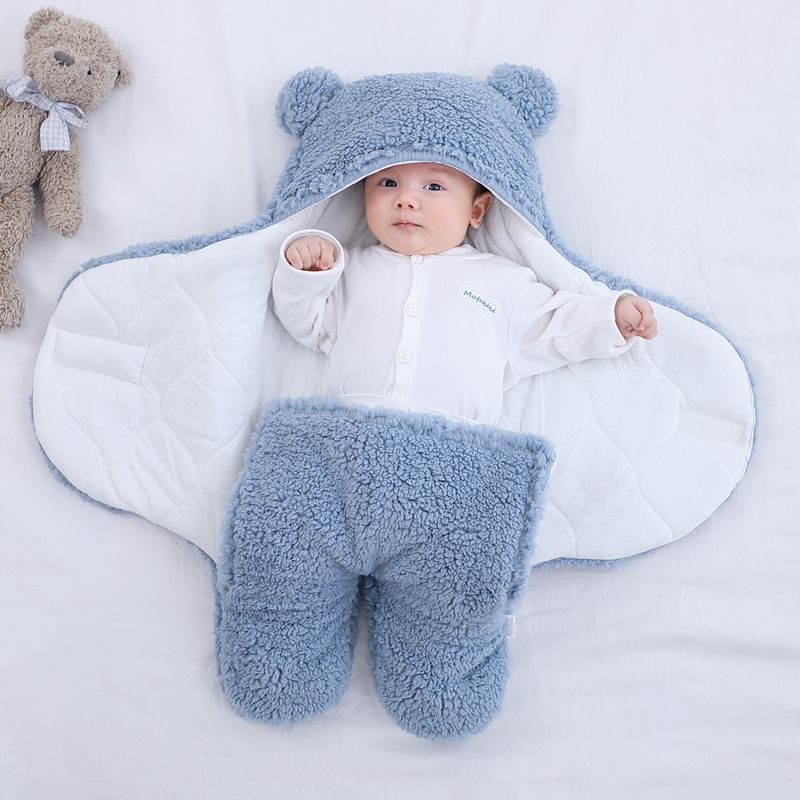 CuddleNest – Manta envolvente cómoda para bebé – Algodón suave y transpirable