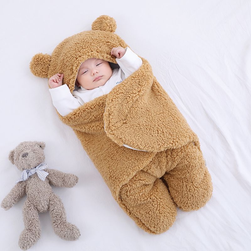 CuddleNest – Manta envolvente cómoda para bebé – Algodón suave y transpirable