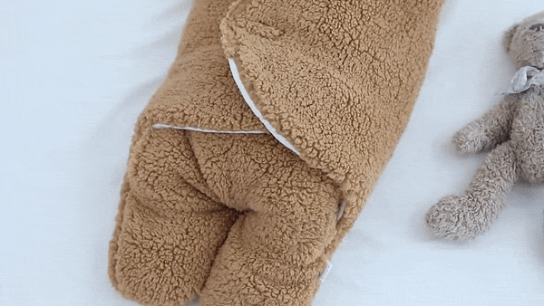 CuddleNest – Manta envolvente cómoda para bebé – Algodón suave y transpirable