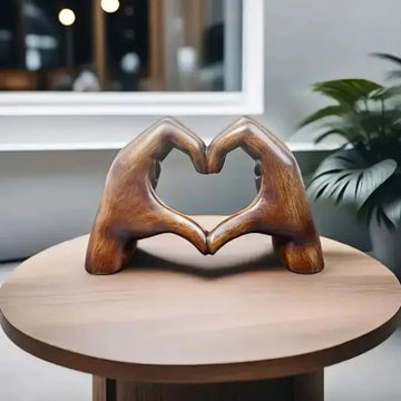 Artevia – Figura WoodenHeart – Decoración de madera hecha a mano