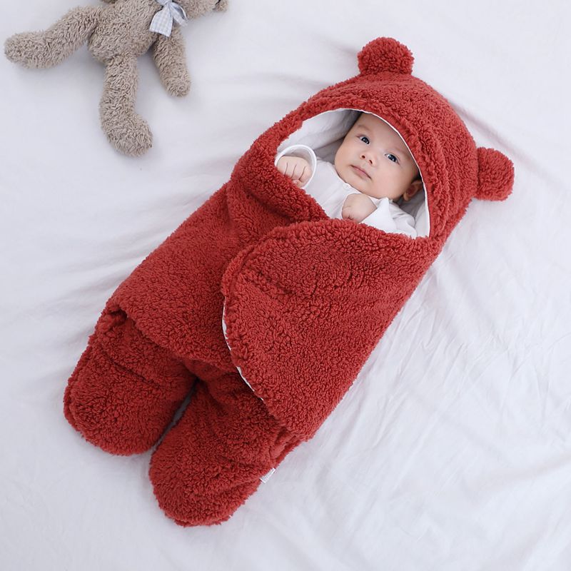 CuddleNest – Manta envolvente cómoda para bebé – Algodón suave y transpirable