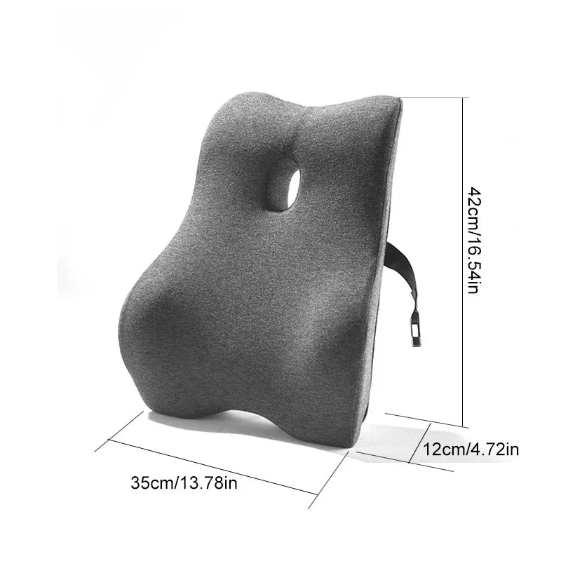 Comfortabel rugleuningkussen | Ergonomische steun voor elke stoel