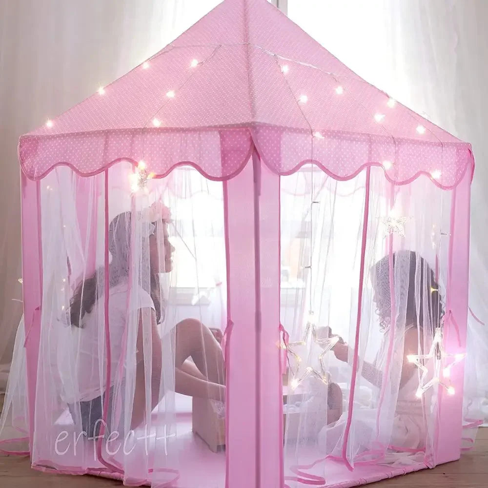 Roze prinsessenspeeltent voor meisjes | Magische speelruimte