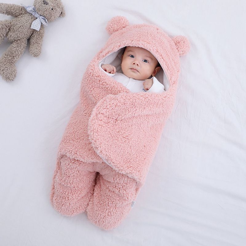CuddleNest – Manta envolvente cómoda para bebé – Algodón suave y transpirable