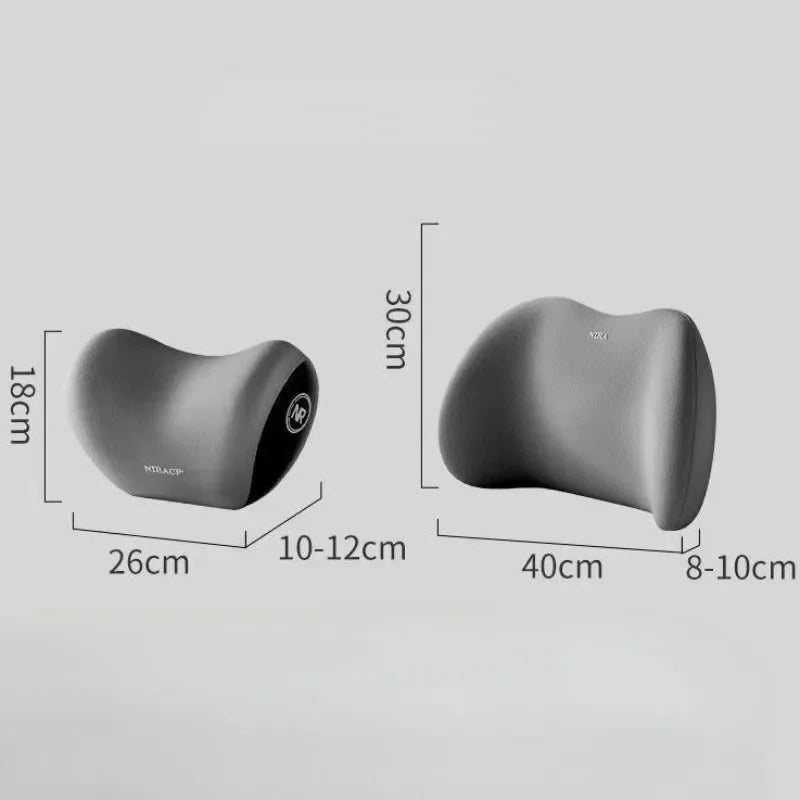Ergonomische autostoelkussenset | Comfort voor nek & rug