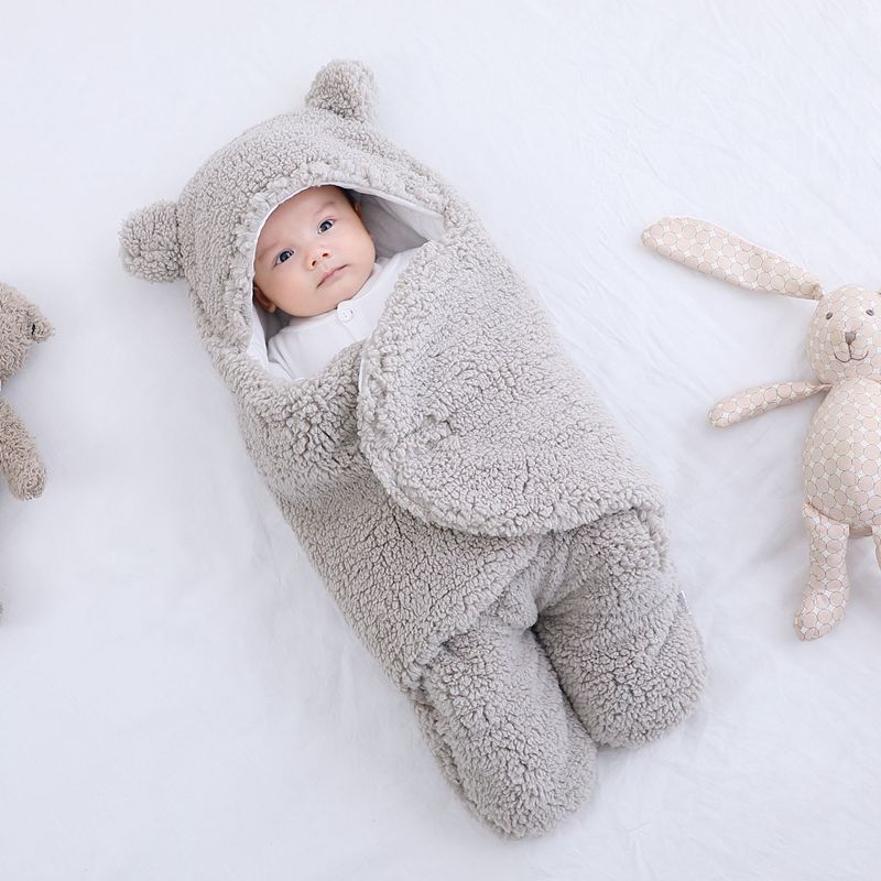CuddleNest – Manta envolvente cómoda para bebé – Algodón suave y transpirable