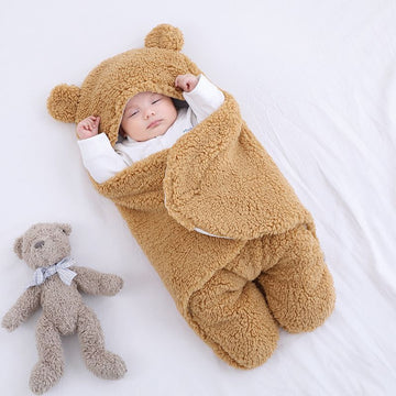 CuddleNest – Manta envolvente cómoda para bebé – Algodón suave y transpirable