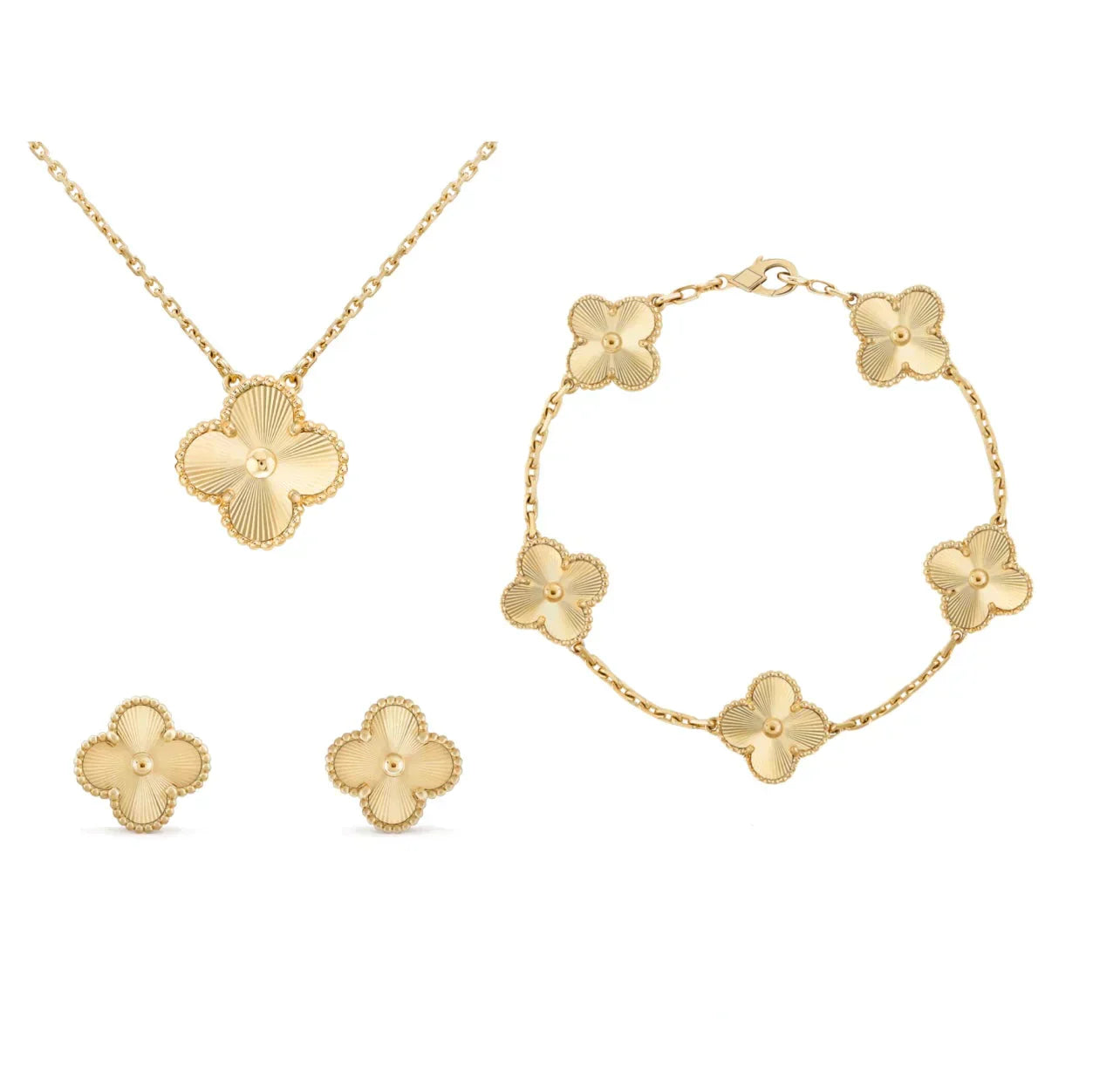 Luxe Clover jewelry set for women - stylish accents for every occasion