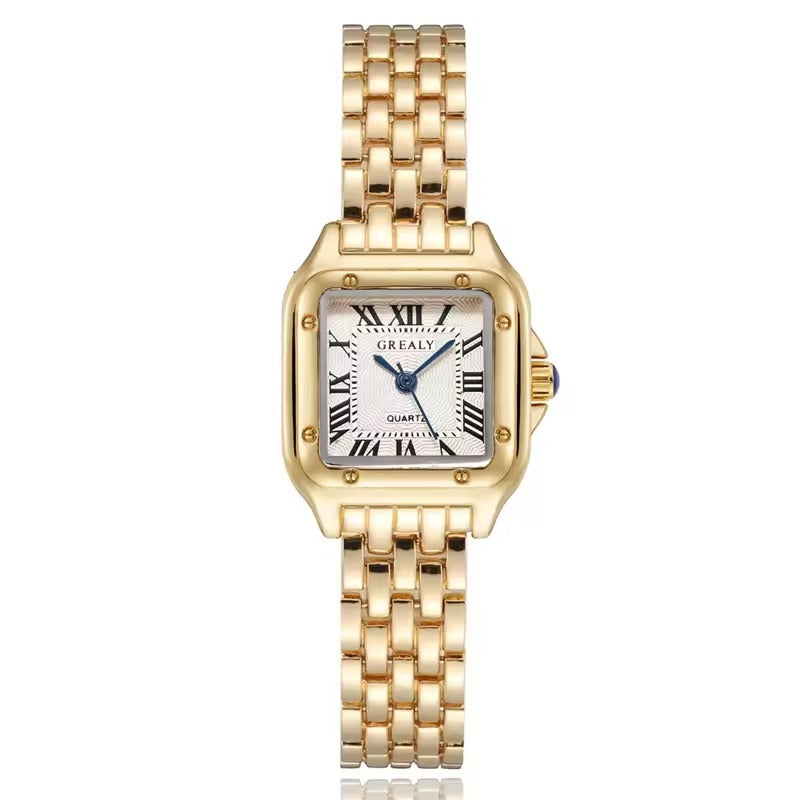 Veloura – Women's watch 18K gold-plated stainless steel – elegant & timeless