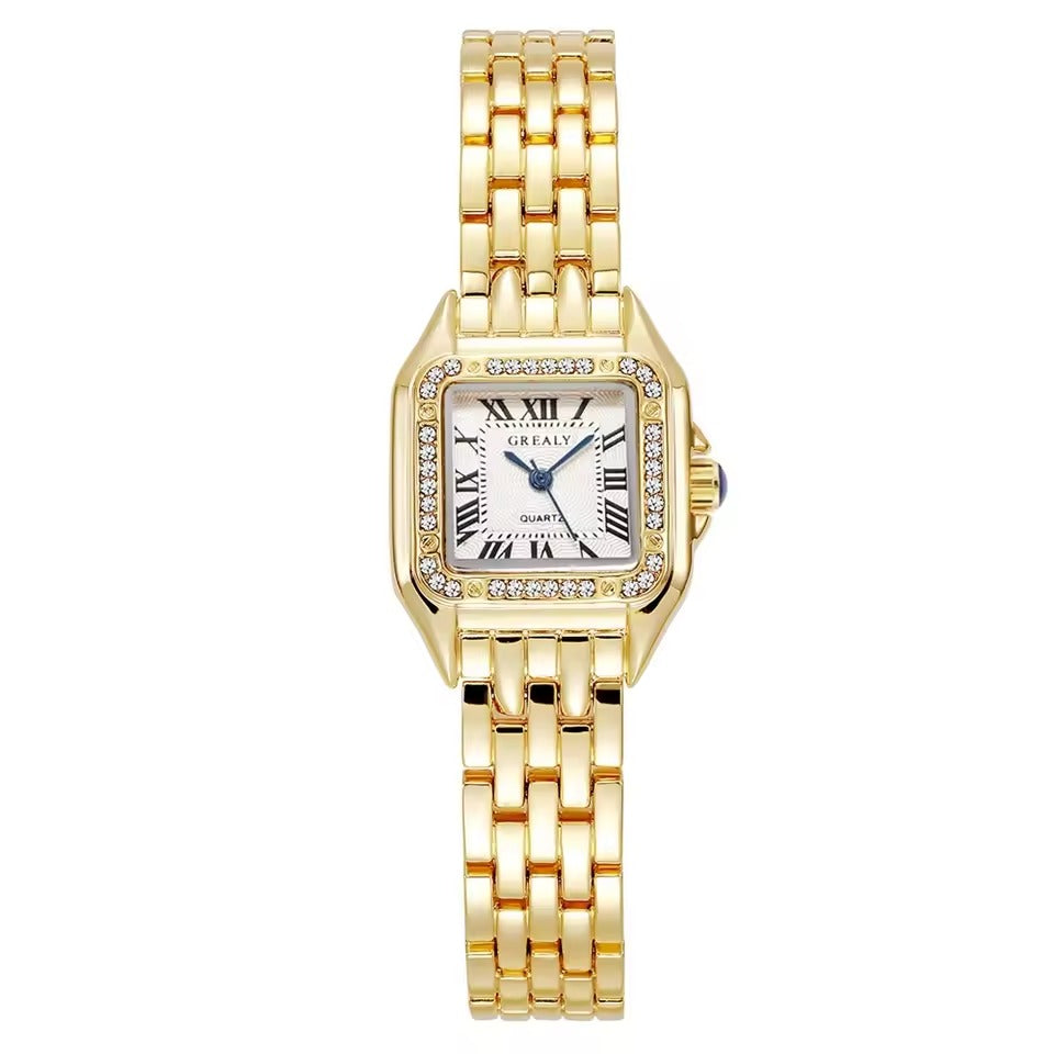 Veloura – Women's watch 18K gold-plated stainless steel – elegant & timeless