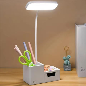 Lumora – Oplaadbare LED bureaulamp 3 dimniveaus – touch & vouwbaar