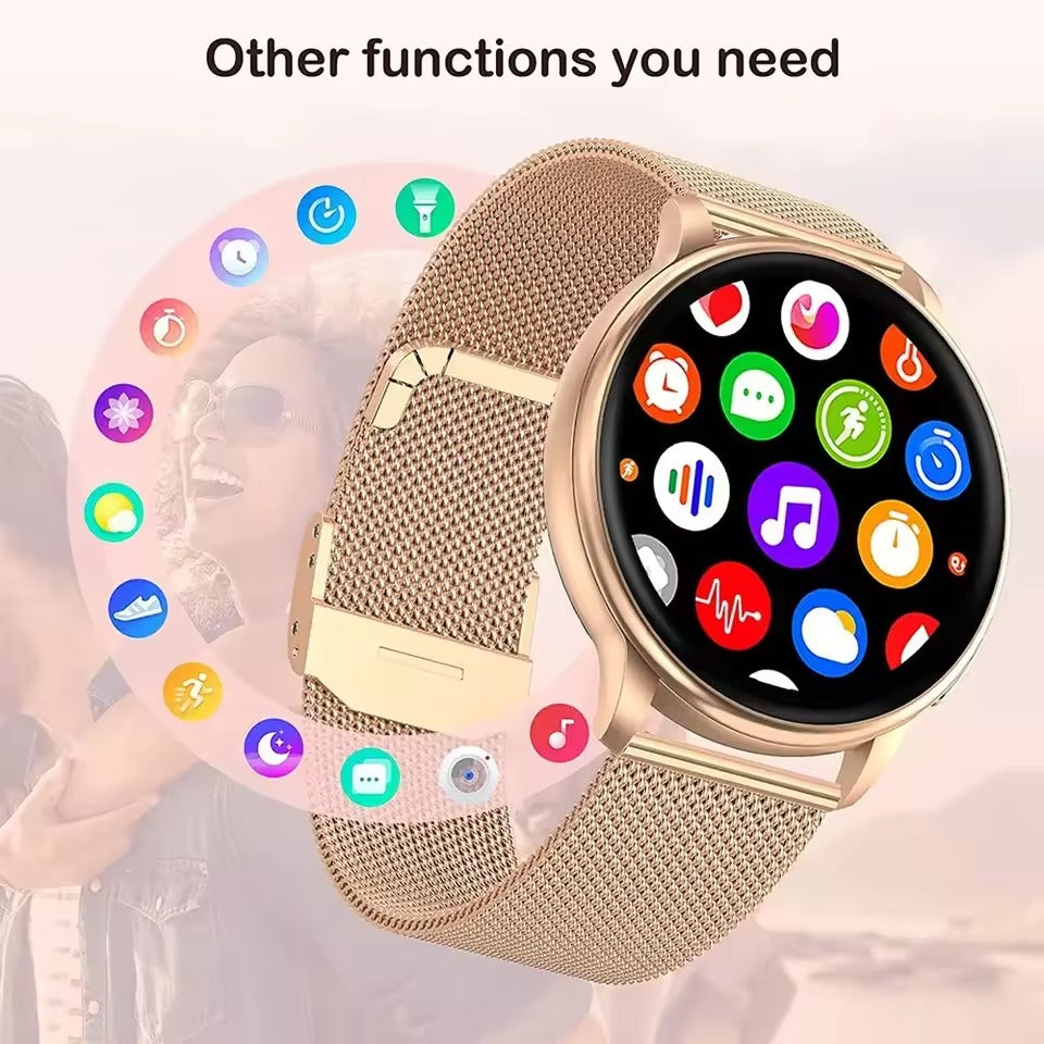 Multifunctional Smartwatch with Health Monitoring and Long Battery Life – For iOS and Android