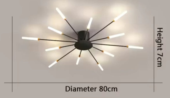 Aurestrom – Moderne LED kroonluchter – Whirlpool design plafondlamp