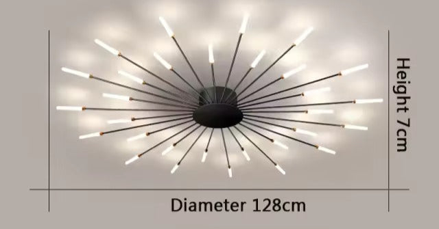 Aurestrom – Moderne LED kroonluchter – Whirlpool design plafondlamp