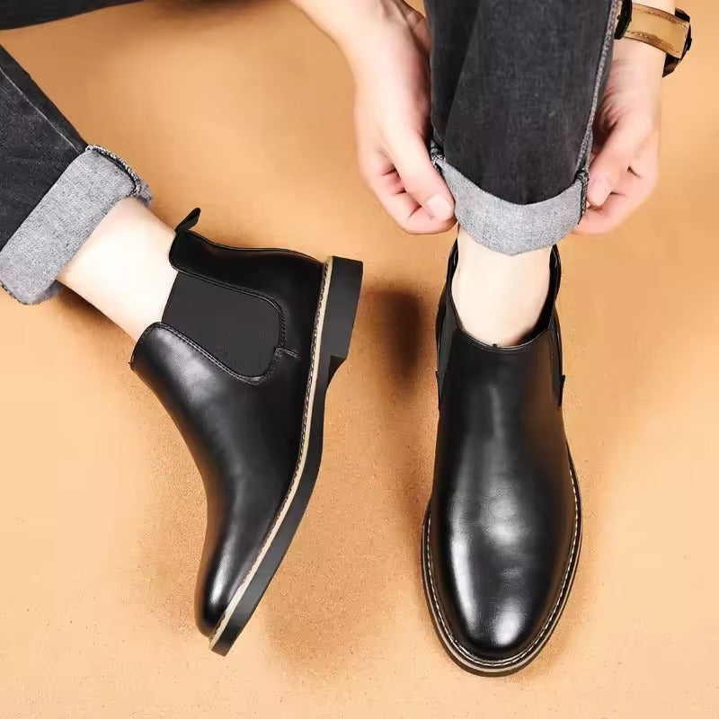 Lomond – Heren Chelsea Boots van PU leer in retro stijl, comfortabel