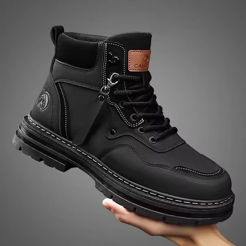 Norvik – Herren Winterstiefel wasserdicht mit Plüschfutter, Größe 48