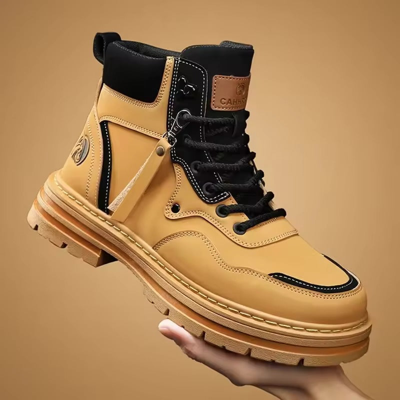 Norvik – Herren Winterstiefel wasserdicht mit Plüschfutter, Größe 48